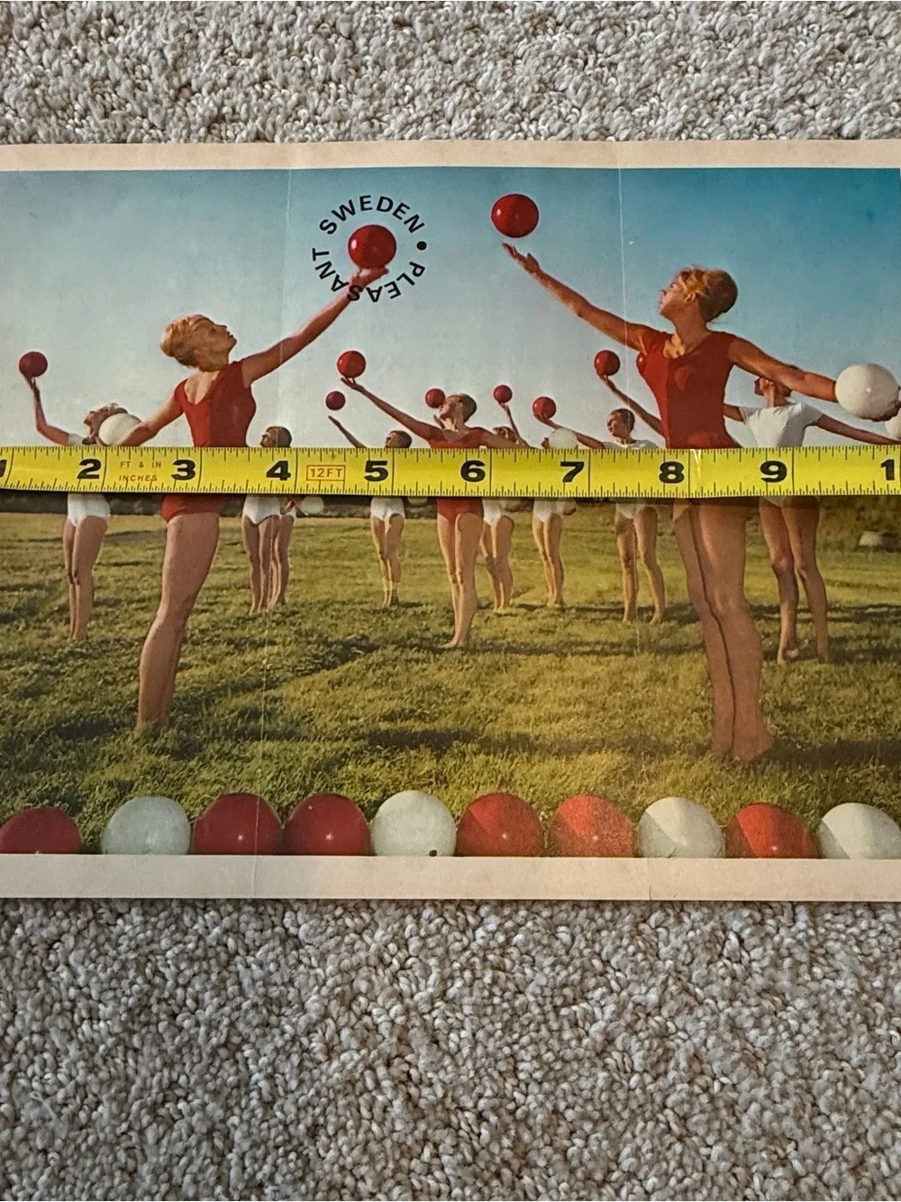 1965 Swedish Sweden Travel Tourism Brochure Womens Rhythmic Gymnastics Team